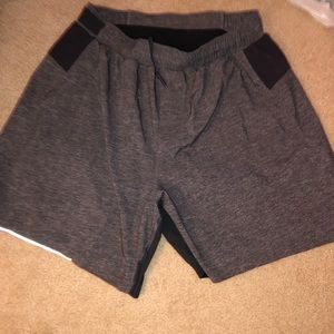 lululemon grey shorts, size 10